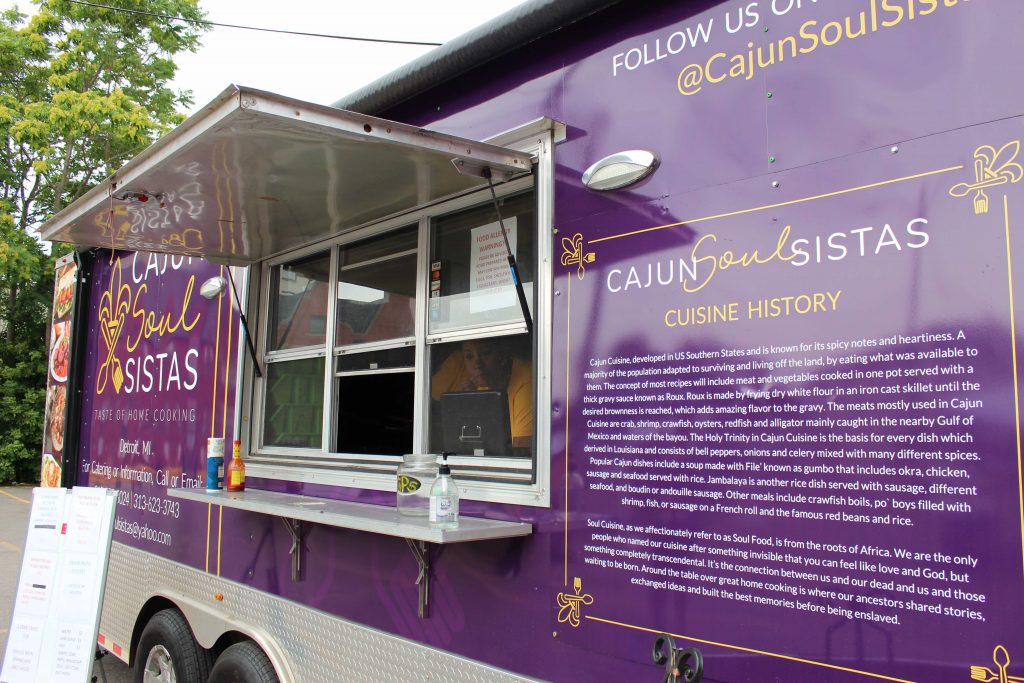Cajun Soul Sistas food truck. 